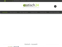 Tablet Screenshot of esstisch24.de